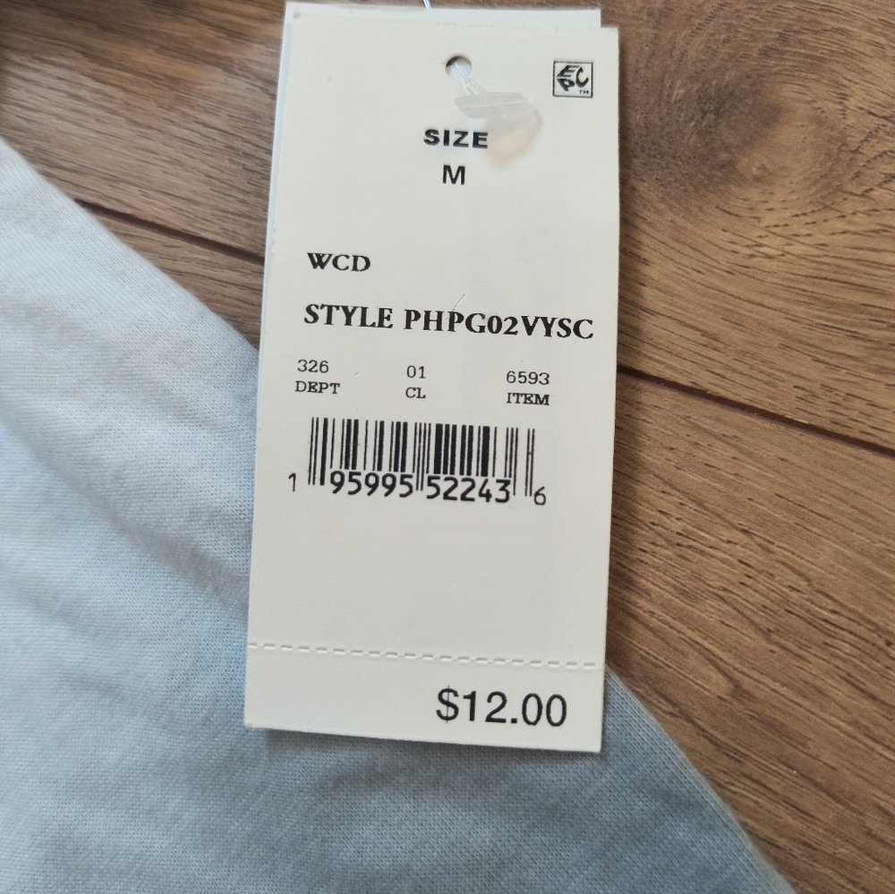 NWT Authentic Piggy Tee with Ombre Grey Base in Size Youth Medium - Picture 5 of 7